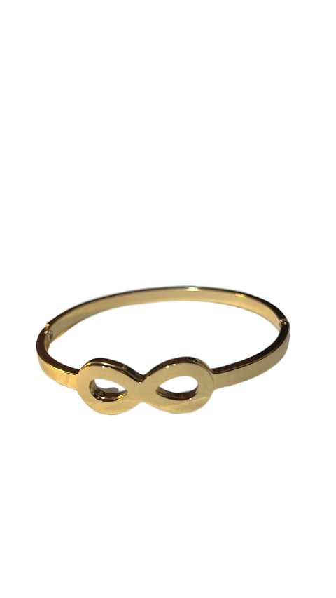 Queen's Infinity Gold-Plated Minimalist Bracelet