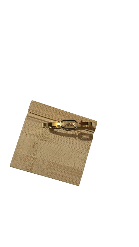 Queen's Noir Link Gold-Plated Statement Bracelet