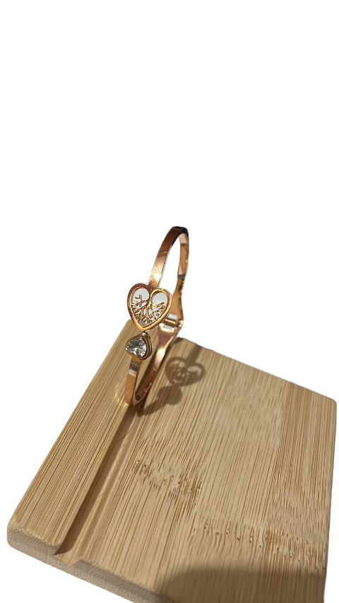 Queen's Rose Gold Tree of Love Crystal Bracelet