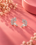 Pearl Vine Crystal Earrings