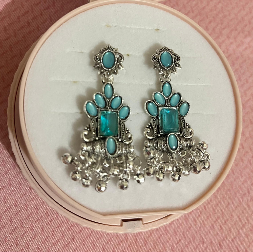 Turquoise Heritage Chandelier Earrings