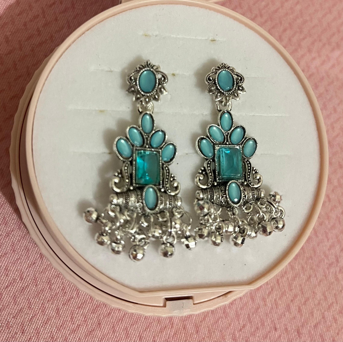 Turquoise Heritage Chandelier Earrings