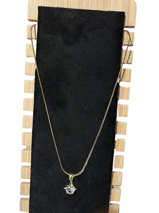 Celestial Crystal Star Pendant Necklace