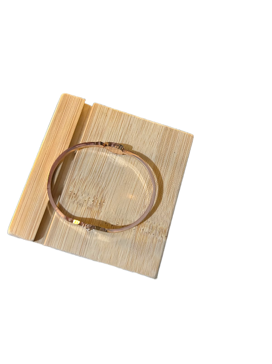 Black Heart Crystal Gold-Tone Bracelet